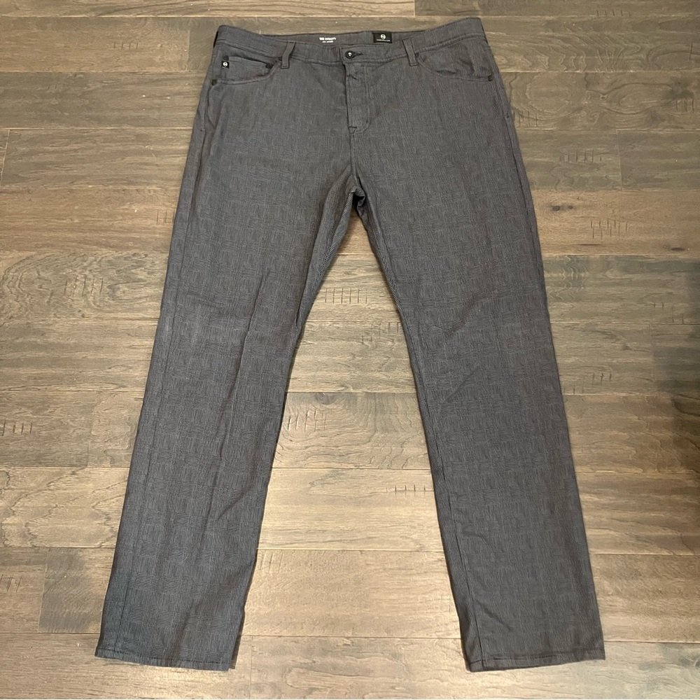 Adriano Goldschmied The Everett Slim Straight Glen Plaid Size 40x32 Pants Jeans
